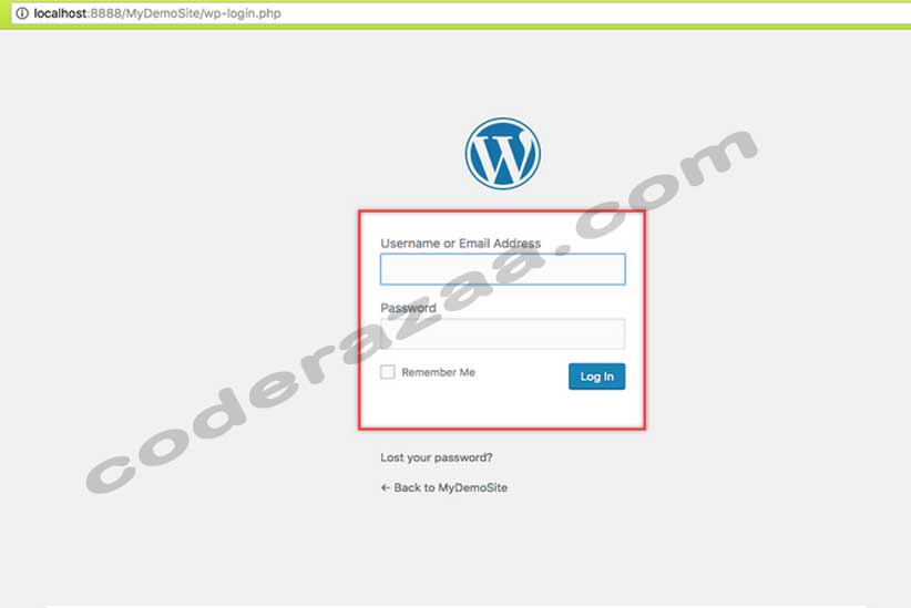 Wordpress Login